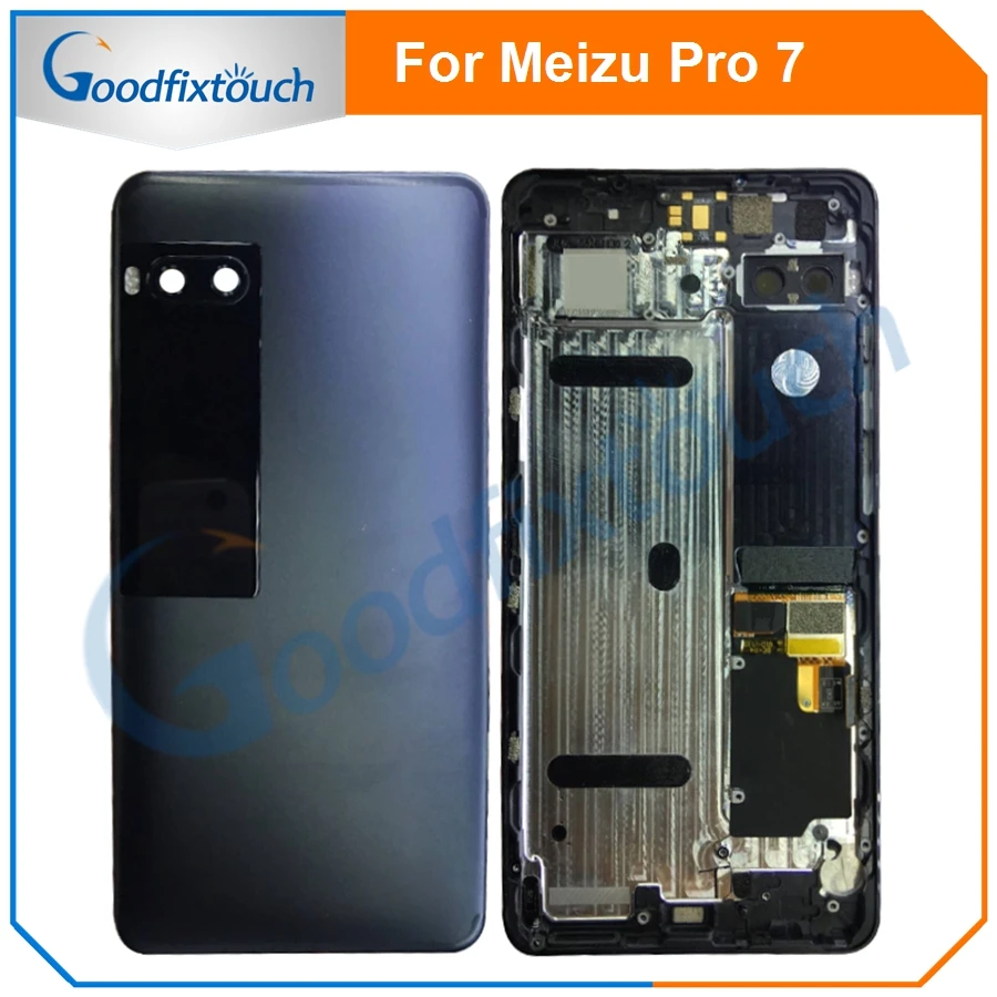 Задняя крышка для Meizu Pro 7 чехол с дополнительным дисплеем задняя Pro7 ЖК