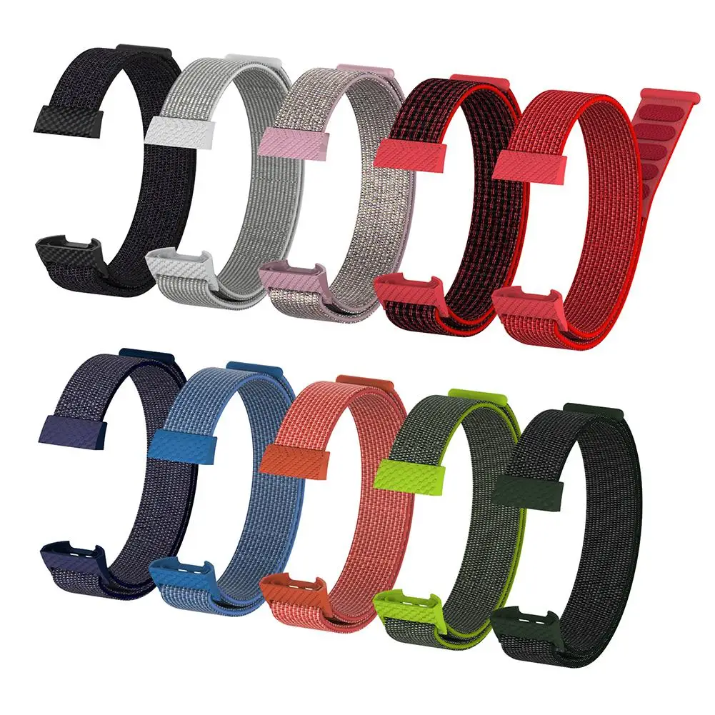 Сменный нейлоновый ремешок для часов тканевый спортивный браслет Fitbit Charge 3 умный