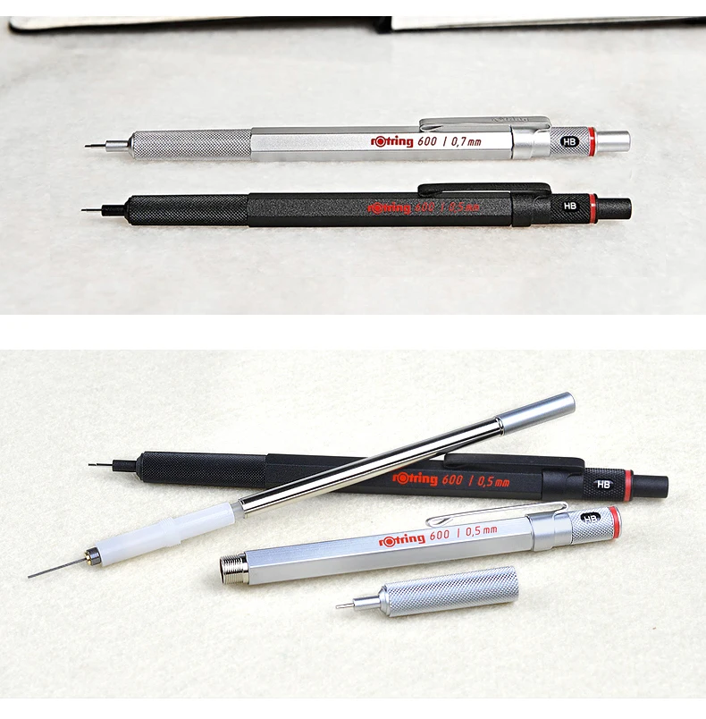 Топ Германия Rotring 600 механический карандаш 0 5 7 мм для рисования 1 шт.|Механические
