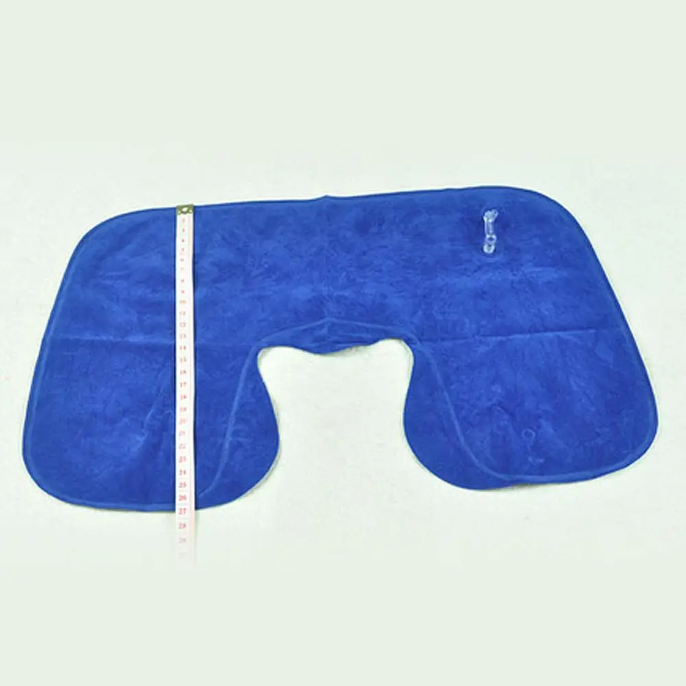 U-образная дорожная подушка надувная для шеи головки автомобиля отдыха