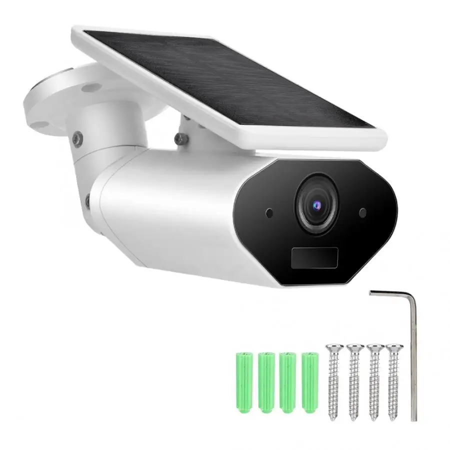 ГОРЯЧАЯ 1080P солнечная батарея питание смарт WIFI камера наружная