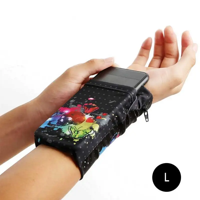 

Men Women Sports Running Arm Bag Hand Bag Wrist Mobile Phone Bag Wallet Pouch Wrist Support Pocket