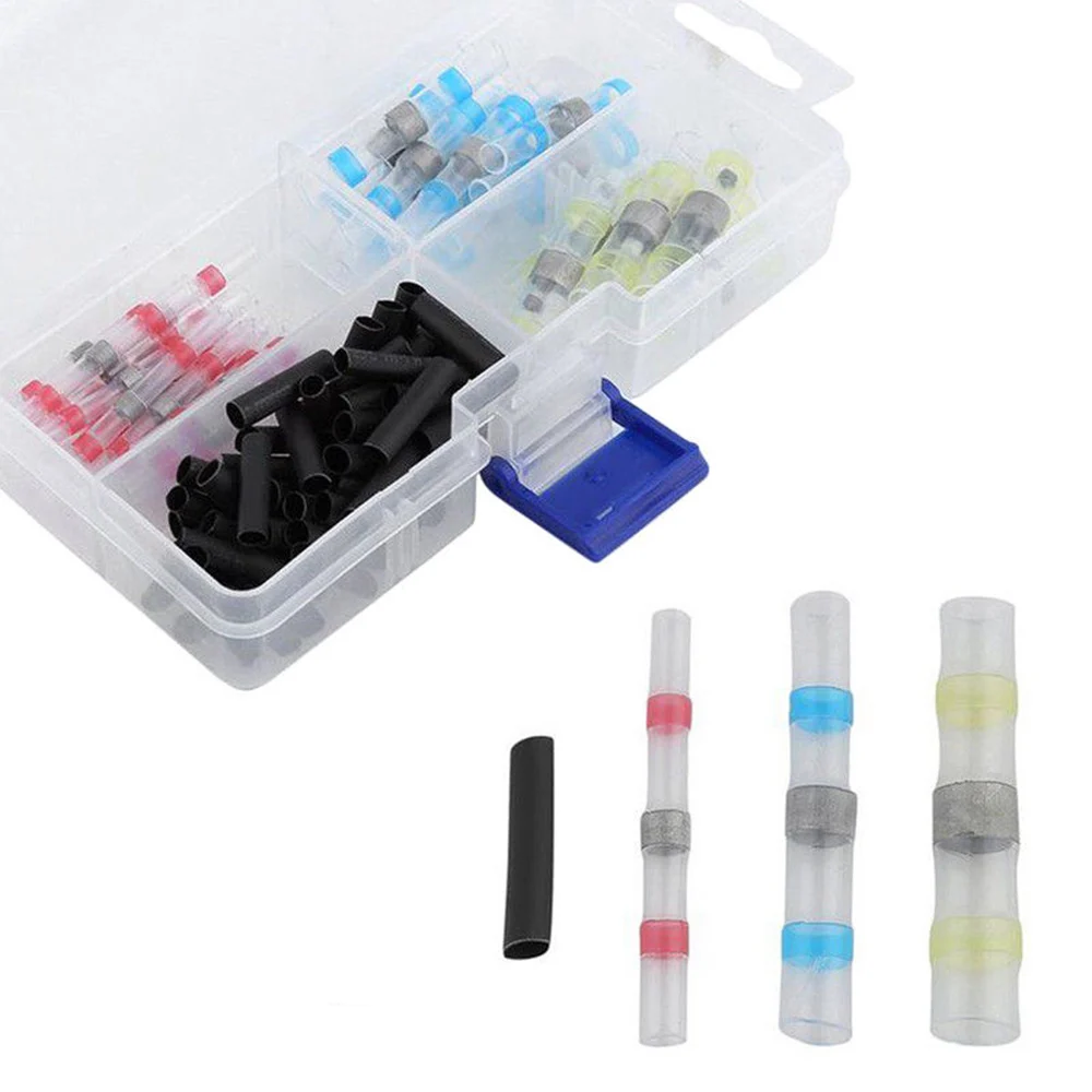 100 шт. водонепроницаемый паяльный уплотнитель соединитель провода стыковые