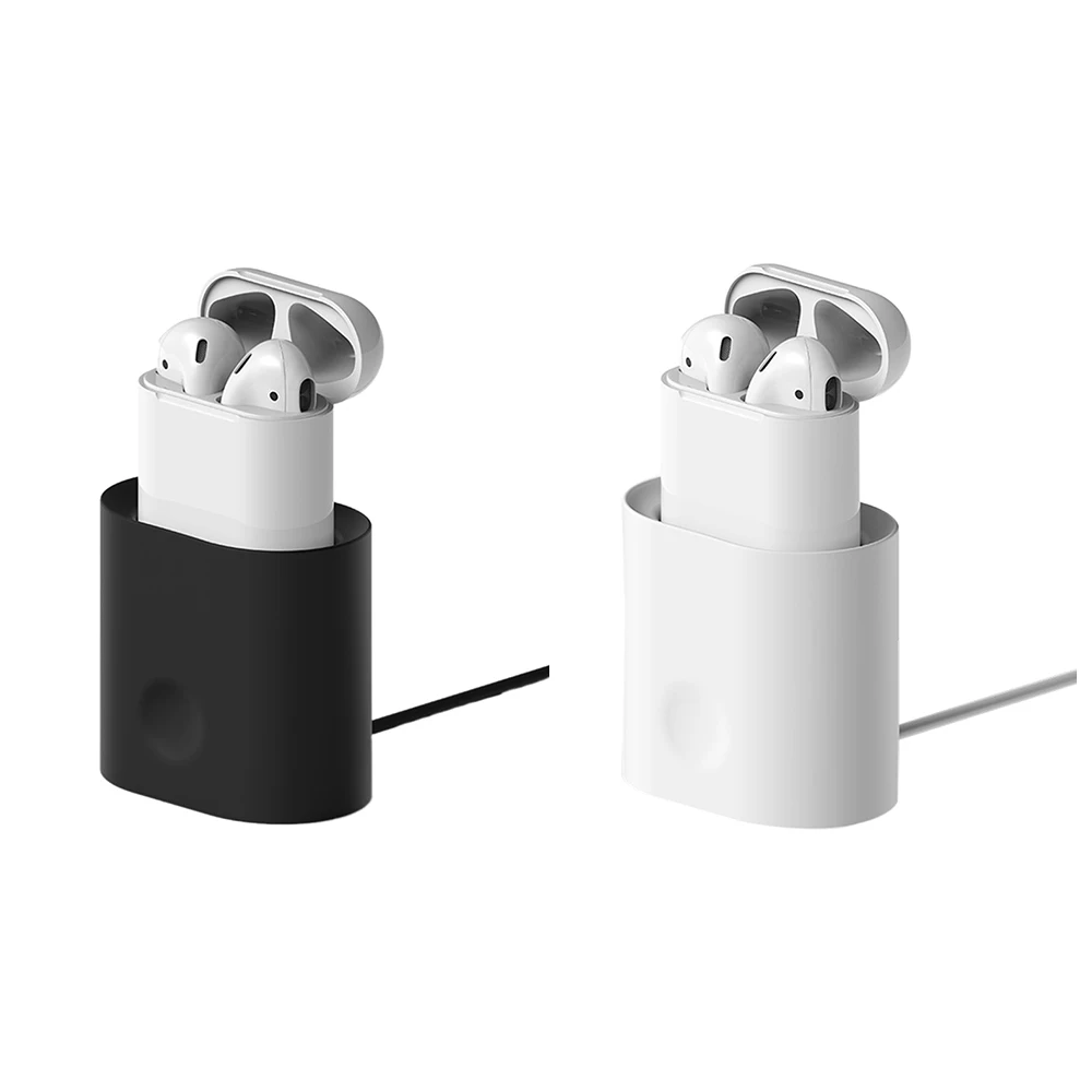 Мягкий высококачественный портативный держатель для док станции Airpods
