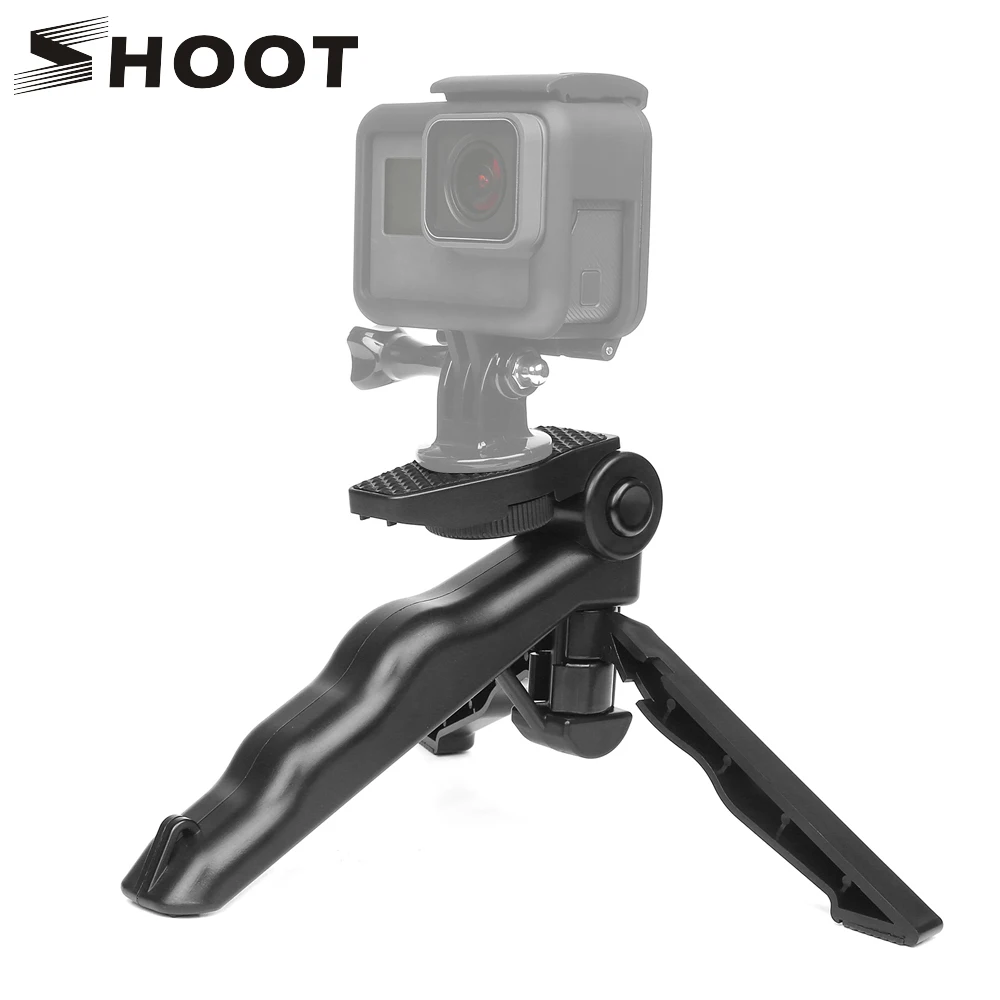 

SHOOT Portable Camera Table Tripod for GoPro Hero 10 9 8 7 SJCAM SJ 4000 H9r Insta360 Xiaomi Yi 4K Sony DSLR Phone Tripod Stand