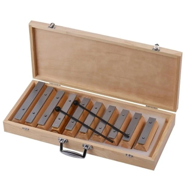 10 нот ксилофон Glockenspiel Disconnect type Дизайн ударный инструмент прозрачный чистый звук