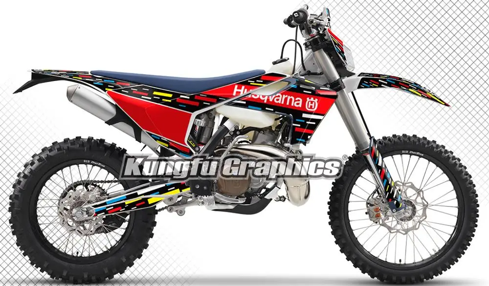 Кунг-фу графика Байк персонализированные наклейки Набор для Husqvarna TE FE TC FC TX FX 125 250