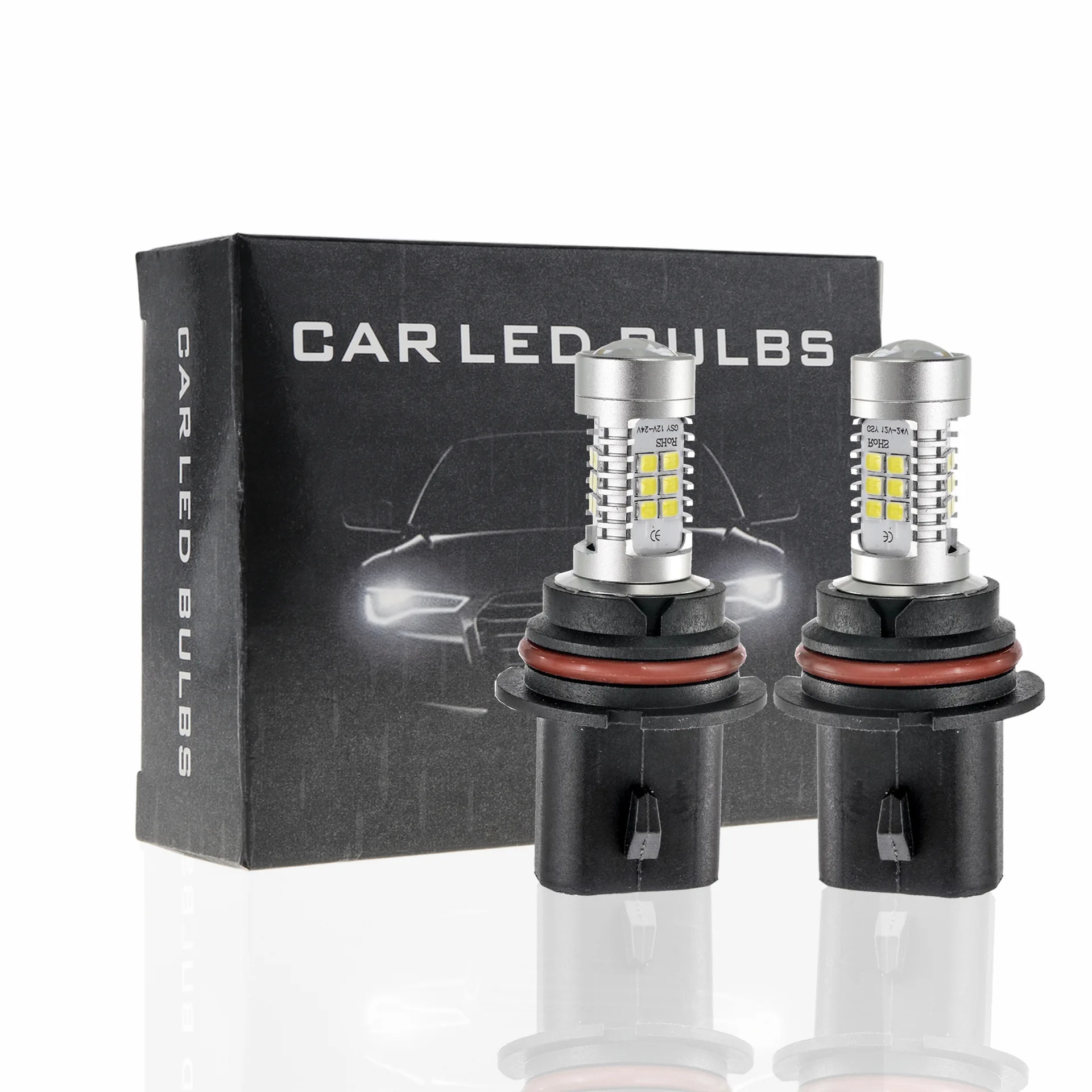 2 шт./компл. Высокое качество фары для автомобиля 9004 HB1 9007 HB5 3030 21SMD светодиодный