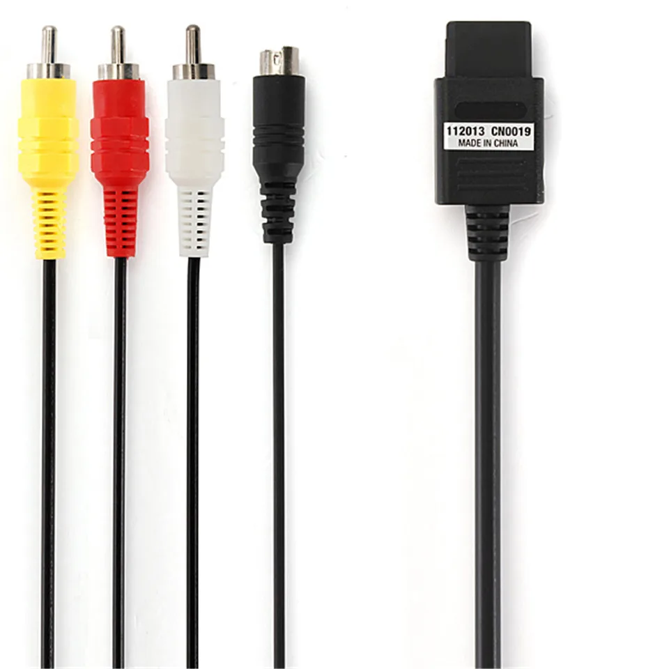 CLAITE 1 8 м 6 футов AV TV S Video Super RCA видео HD кабель для SNES NGC Бесплатная доставка|Кабели VGA|