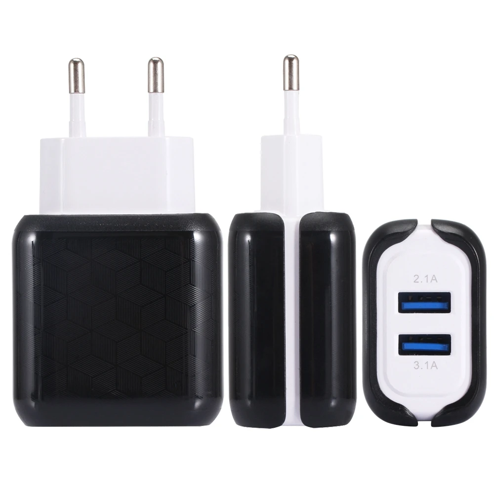 Горячие предложения 3.1a двойной Usb телефон зарядное устройство адаптер настенный