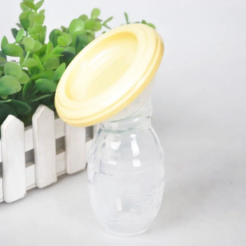 Прозрачный силиконовый молокоотсос Молокоотсос ручной детские товары|Бутылки| |