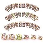 Пружинный зажим для шланга, 96 шт.8 размеров, топливнаяСиликоновая Вакуумная труба, воздушный зажим низкого давления (12 X диаметр 6 мм 8 мм 9 мм 10 мм 11 мм 12 мм