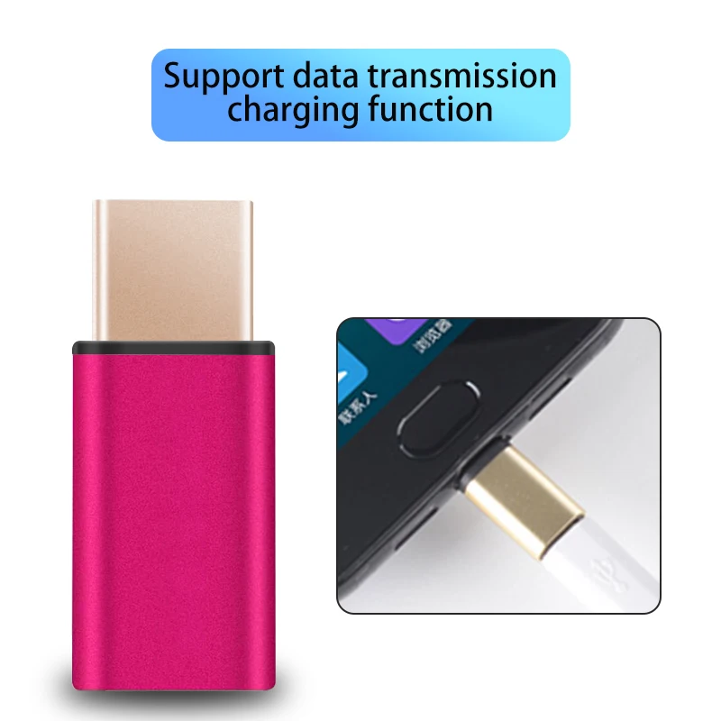 OTG Type C к Micro Usb адаптеру разъем Android USB кабель для Samsung S8 S9 Huawei Type-C зарядному