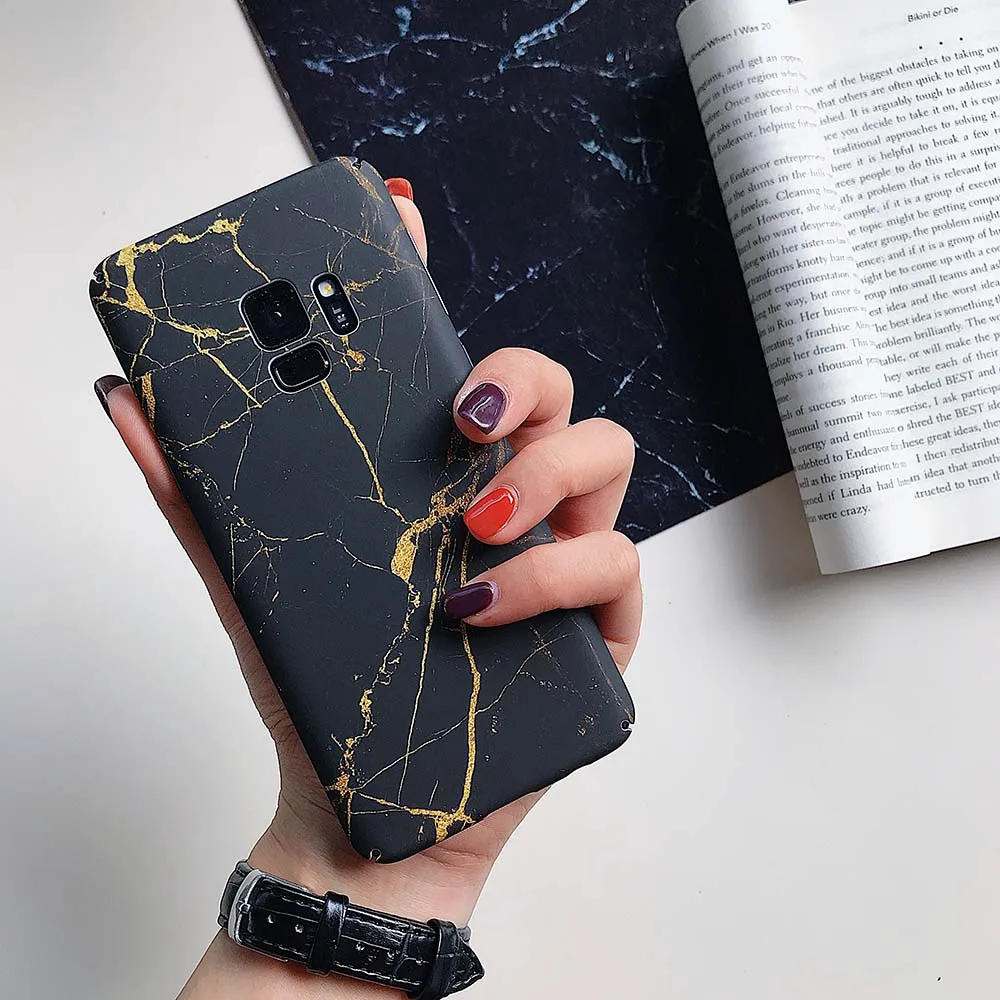 Чехол для телефона KISSSCASE Xiaomi Redmi Note 7 Rock marble Case mi 9 8 Lite Play жесткая задняя панель из