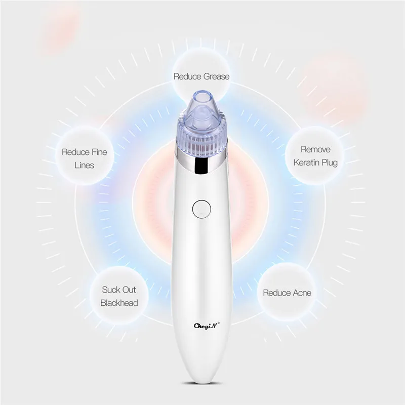 

Corded Electric Blackhead Remover Vacuum Suction Face Pore Cleaner Pimple Extractor Dead Skin Exfoliating Skin Tightening Tool