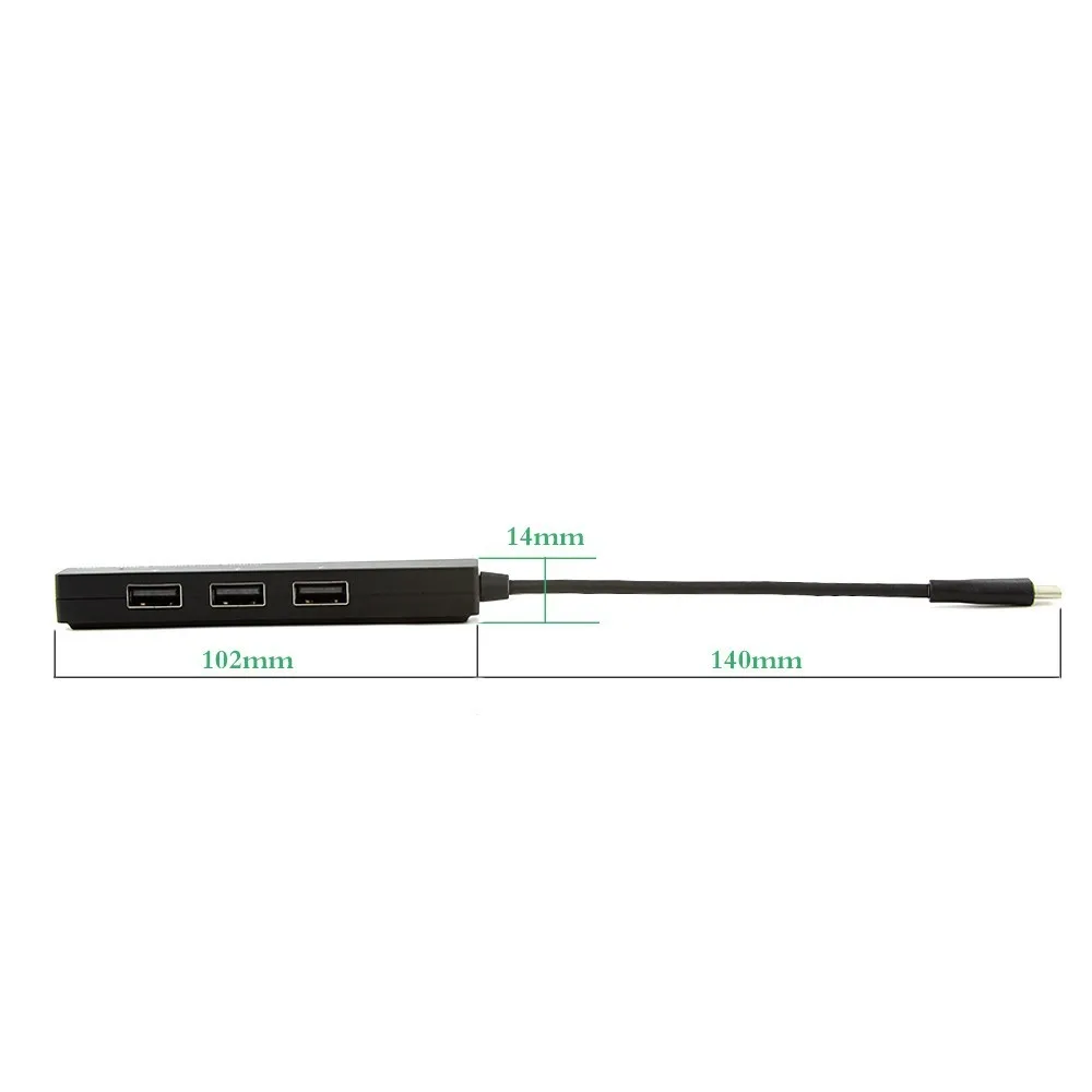 Type C концентратор 3 порта USB 2 0 5 мм наушники музыка цифровой аудио адаптер сплиттер