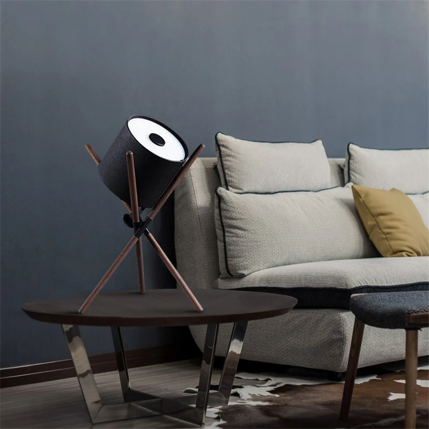 Современные деревянные Светодиодные Настольные светильники настольные лампы