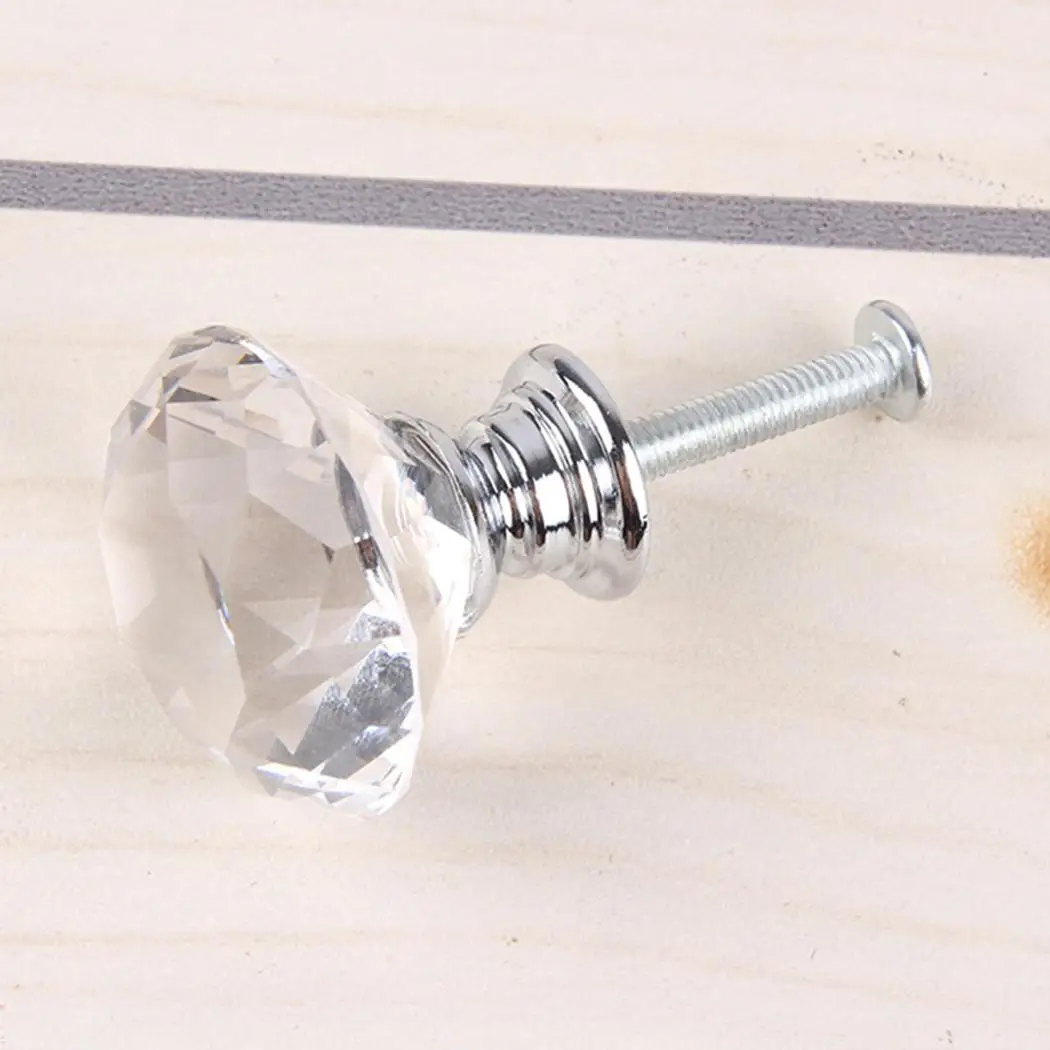 bookcases drawers Modern dresser Knobs cupboards Crystal Drawer Cabinet Transparent Handles New Pull Home Cabinets | Обустройство