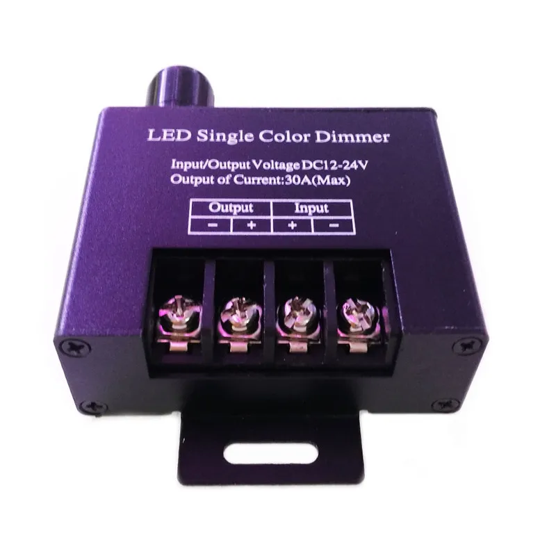 CLAITE DC12 24V 30A один цвет светодиодные ленты свет диммер контроллер с ручкой