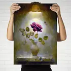 Украшение дома печать холст искусство настенные картины для гостиной постер картины Алексея Антонова русские цветы