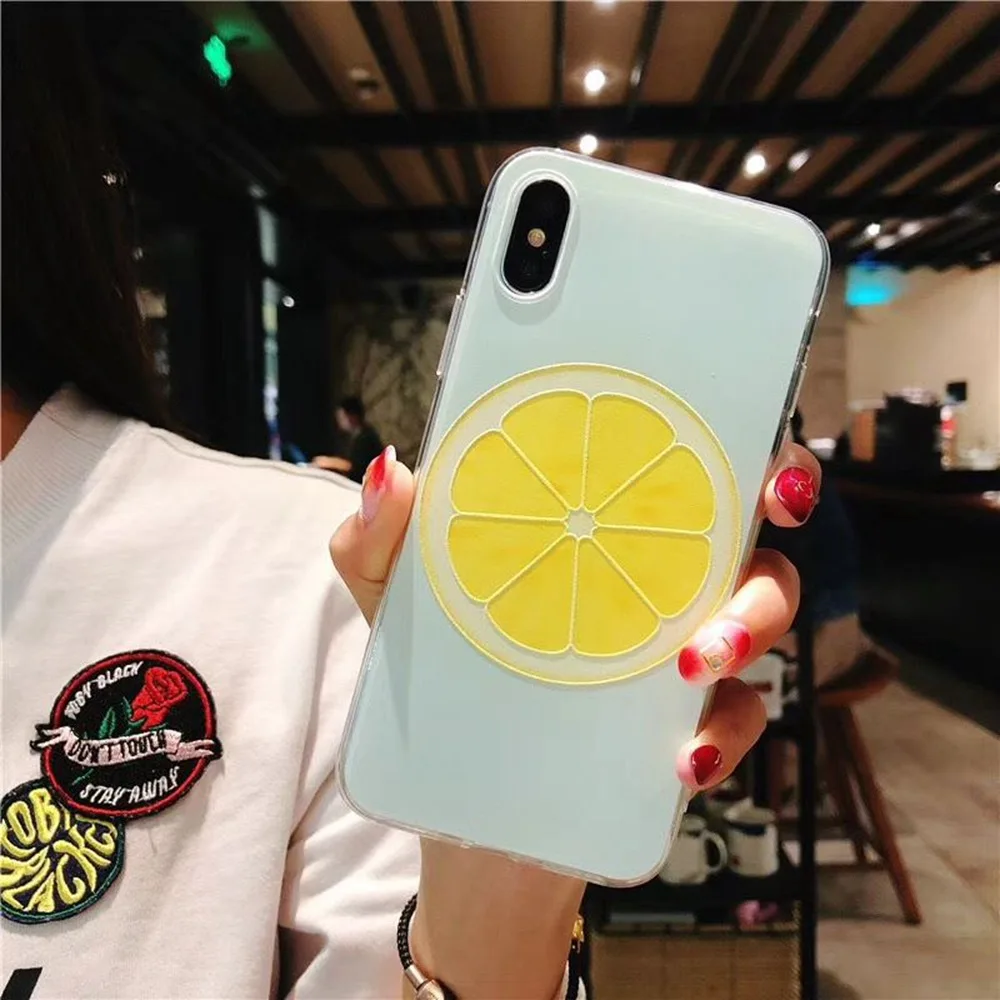Чехол KISSCASE с фруктовым узором для iPhone X 6S 7 8 Plus Модный летний Мягкий чехол из ТПУ 6 10