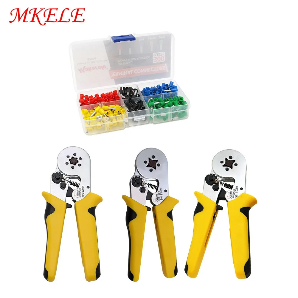 Crimping Tool HSC8 Cold Pressing Terminal Pliers Multi-function Needle Clamping Wire Electrical Tools Small Type | Инструменты