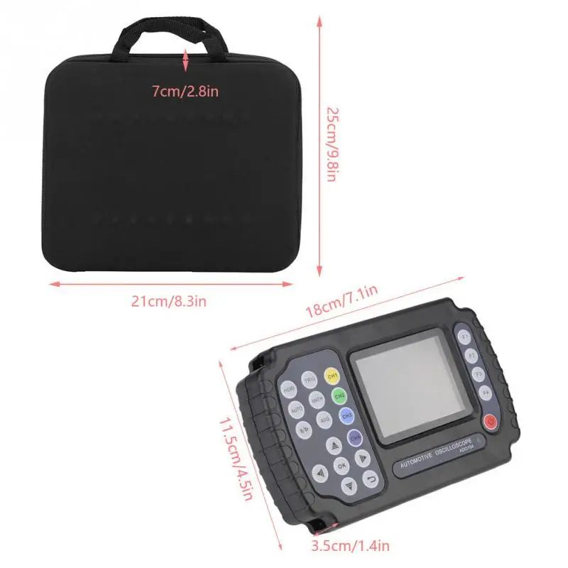 AC100 240V ADO104 4 канала горячий ультратонкий дизайн ручной цифровой осциллограф