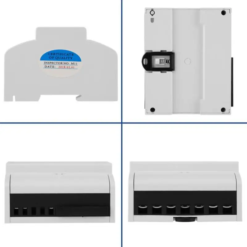 Быстро раскупаемый 1 шт. кВтч метр 3x220V/380V цифровой 3 фазы 4 провода 7P din-рейка кВт-ч