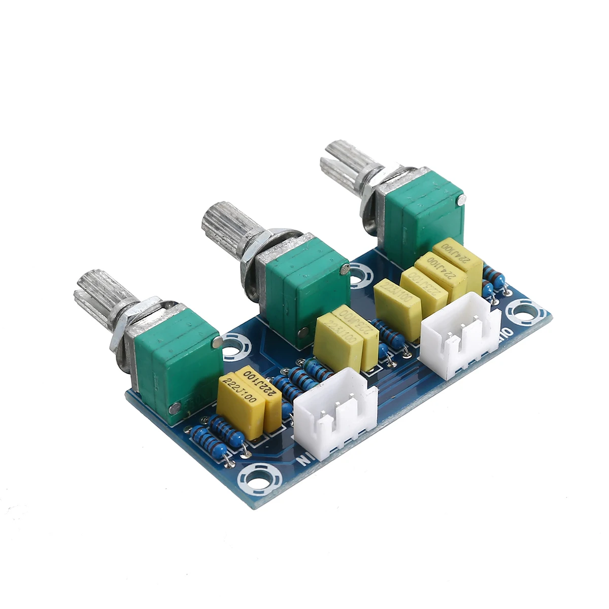 Электронная плата PCB с регулировкой частоты басов пассивным тоновым усилителем