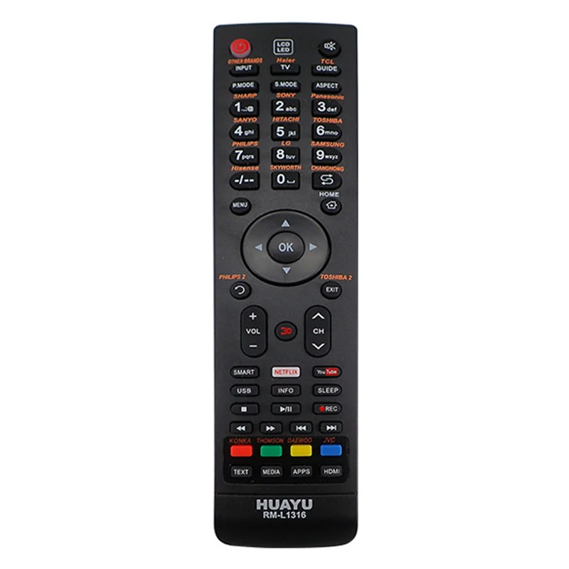HUAYU Universal Replacement Control Remote Rm-L1316 Lcd/Led Smart Tv | Электроника