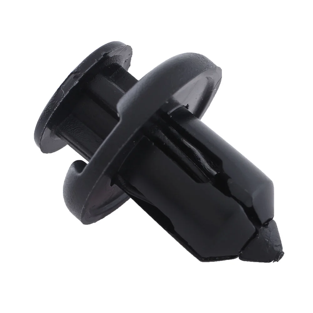 100Pcs Black Plastic Rivets Retainer Clips Car Fender Fits For Honda AUDI | Автомобили и мотоциклы