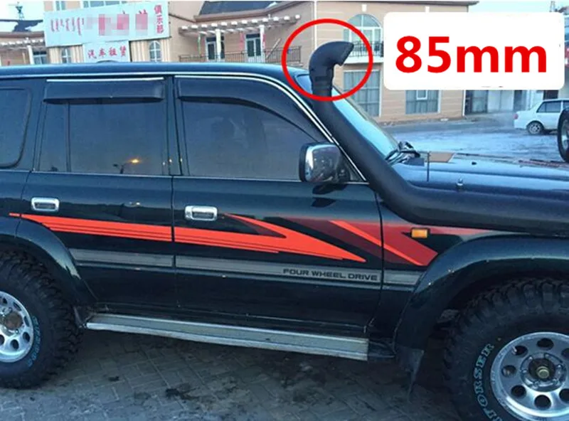 Универсальный 1 шт. 3 "3 5" Черный Водонепроницаемый воздухозаборник Ram