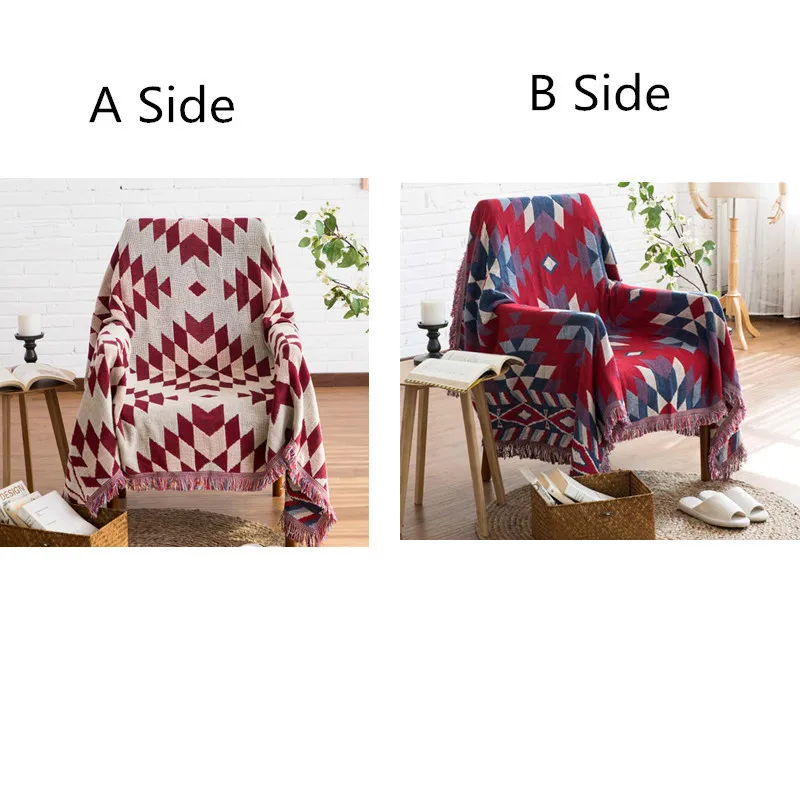 1 шт пледы Nap путешествия кисточкой одеяло для дивана Кровати Спальный Cobertor стул