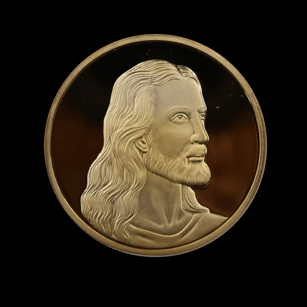 5 шт./компл. Иисус религия Пасха позолоченная памятная монета коллекция Золотая