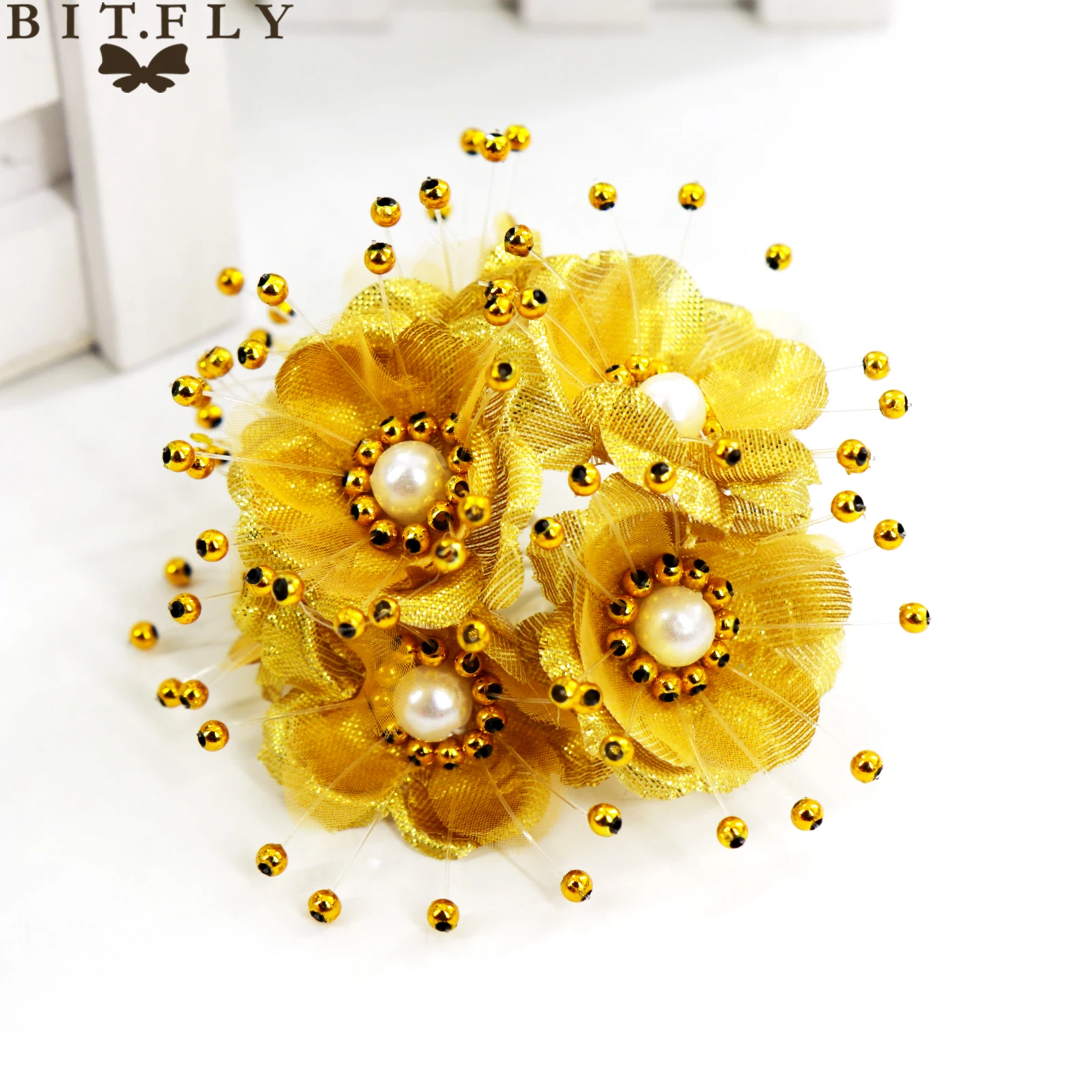 BIT. FLY 1 шт. искусственный жемчуг бусины вишневые цветы Девушки пользу аксессуары