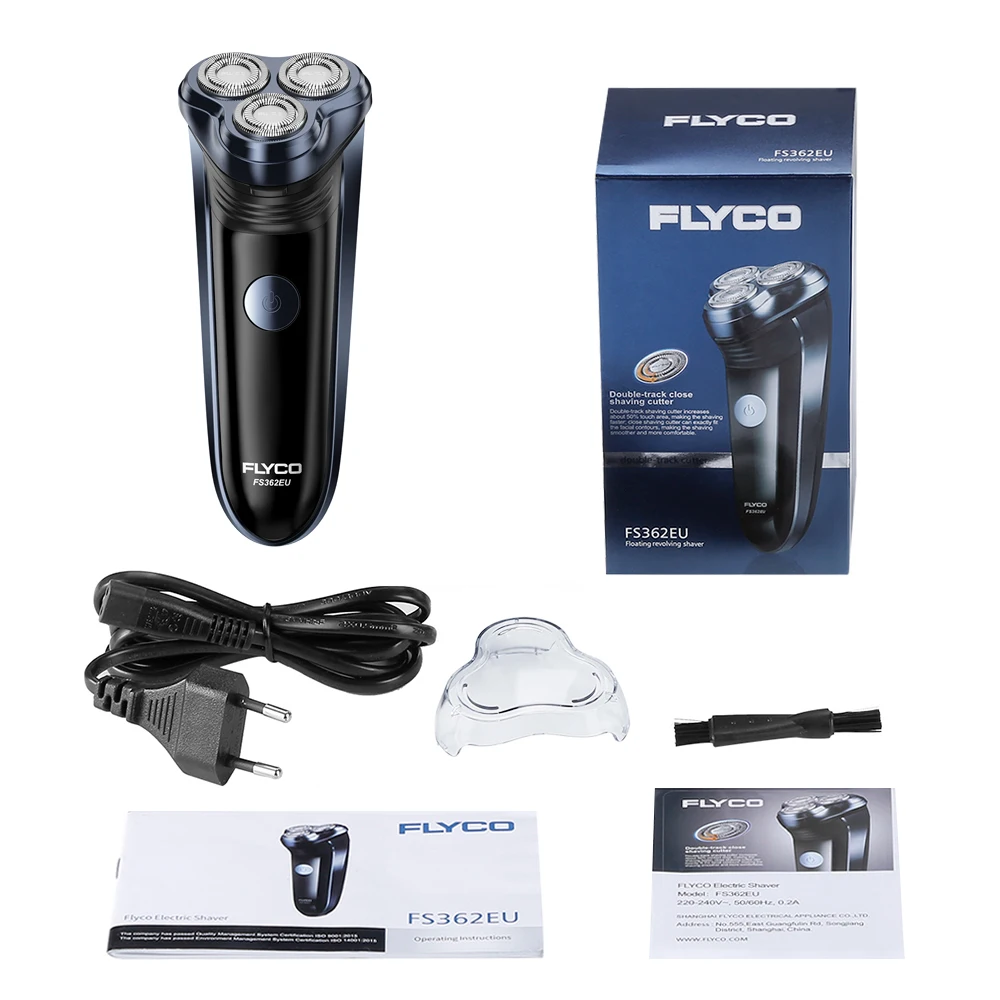 FLYCO FS362 3D ЕС плавающая аккумуляторная электробритва с системой комфортного
