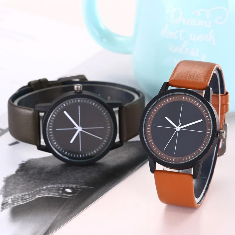 Квадрант женские часы черные деловые наручные модные спортивные Montre Femme кожаные