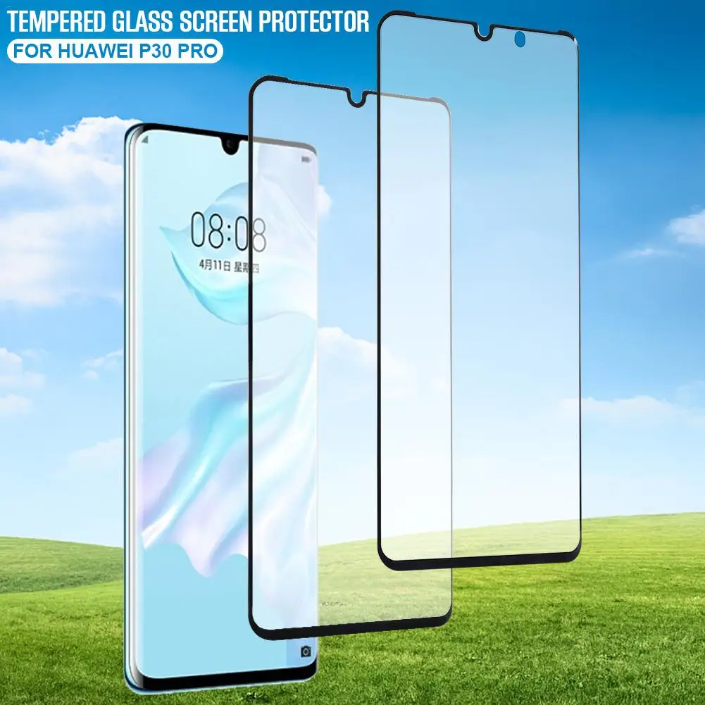 Закаленное стекло для Huawei P30 Pro защита экрана 3D Защитная пленка телефона|Защитные