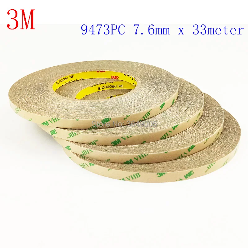 2 шт. 7.6MMX36YD 3M F9473PC VHB лента для переноса с клеем 100MP Clear 10mil|Хранилище дома и офиса| |