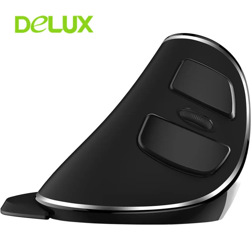 Вертикальная мышь Delux M618 плюс Беспроводной вертикальный Мышь Благодаря