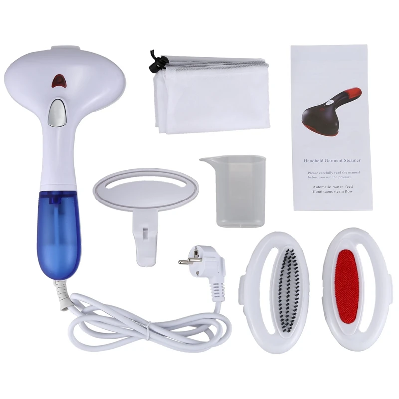 Eu Plug Mini Steam Iron Handheld Fabric Steamer For Clothes Ironing Portable Home Travel Powerful Garment | Бытовая техника