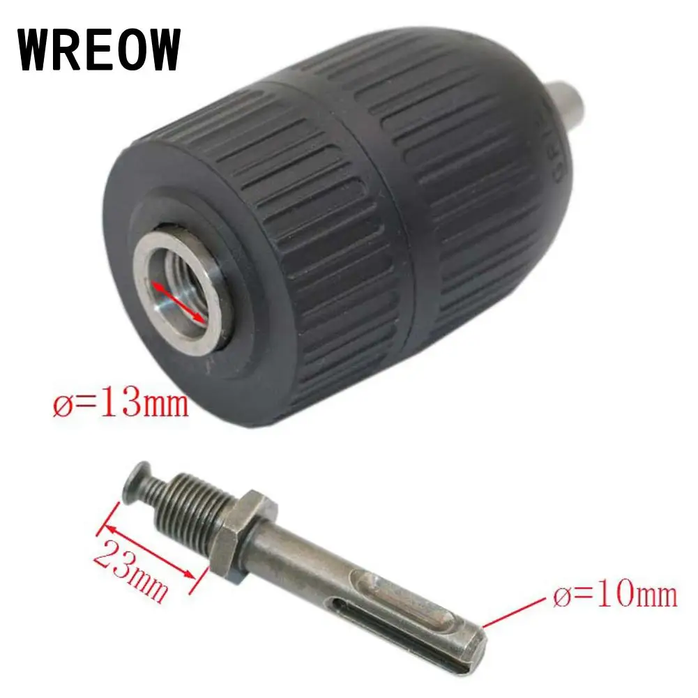 

Drill Chuck 1/2-Inch 3-Jaw Metal Keyless Impact SDS Hammer Hand Tool Set Home Tool Accessories