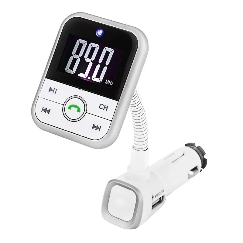 20 шт. автомобильный Bluetooth громкой связи MP3 FM плеер с USB Автомобильное зарядное