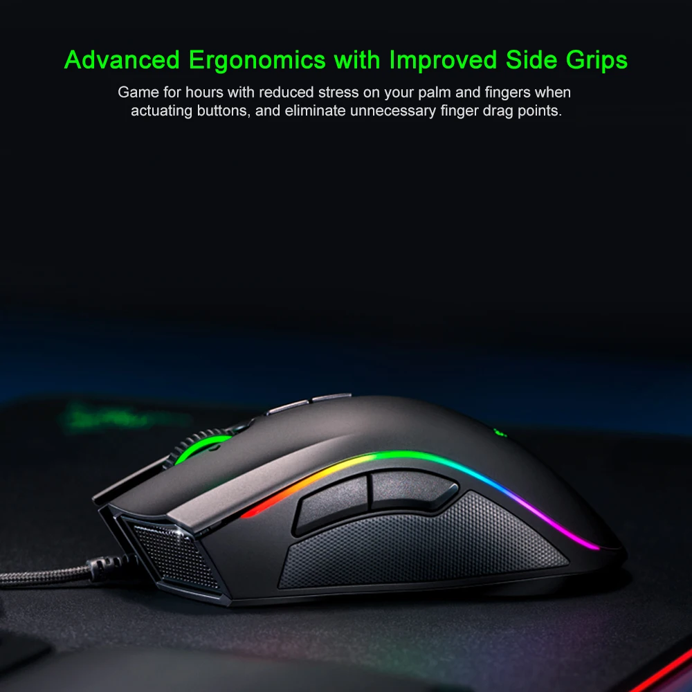 Мышь Razer Mamba Elite Проводная игровая эргономичная 16000 DPI|Мыши| |