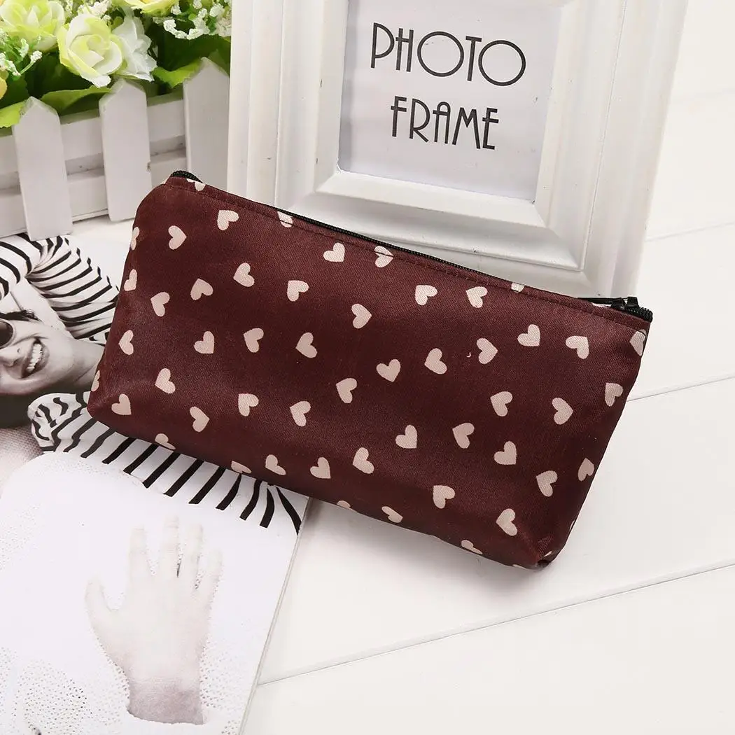 Женские дорожные косметички с принтами маленький квадратный органайзер для