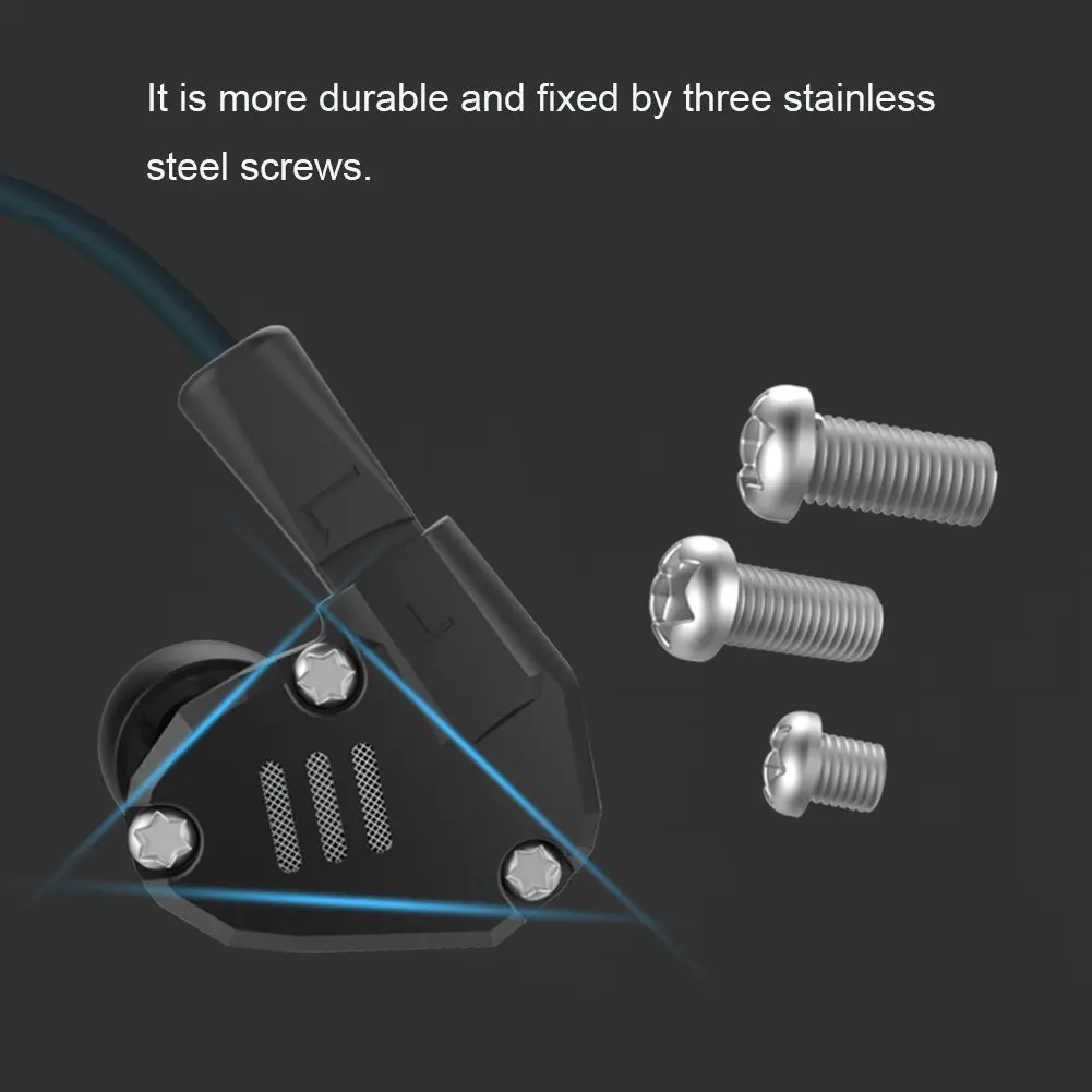 Плотным верхним ворсом KZ ZS6 четыре излучателя стерео наушники вкладыши 2DD + 2BA