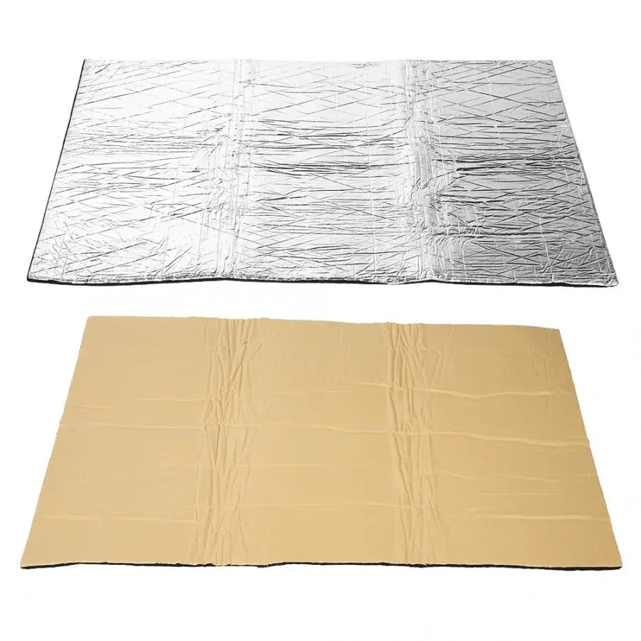 sound insulation 24*40inch 10mm Car Sound Proofing Foam Deadening Vehicle Heat Insulation Mat Waterproof car tools | Автомобили и