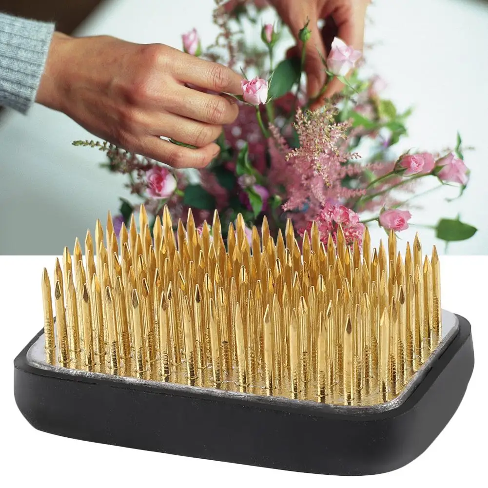 Садовый квадратный цветочный булавка Ikebana Kenzan цветочное украшение фиксированный