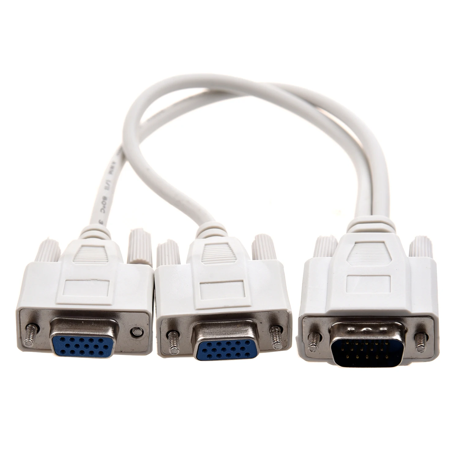 Новый сплиттер кабель 1 шт. в 2 монитора для видео VGA|Кабели HDMI| |