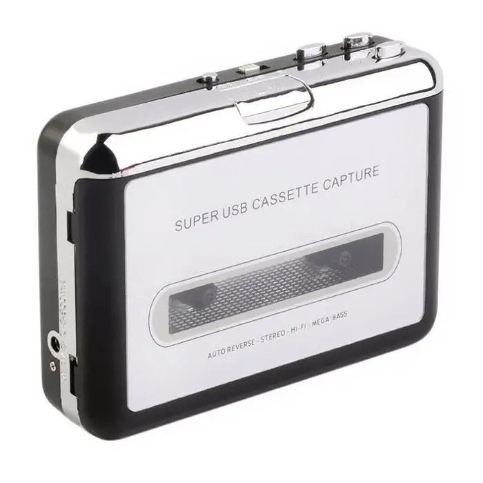 USB кассетник ленты к ПК MP3 CD WAV конвертер аудио Music Player черный белый